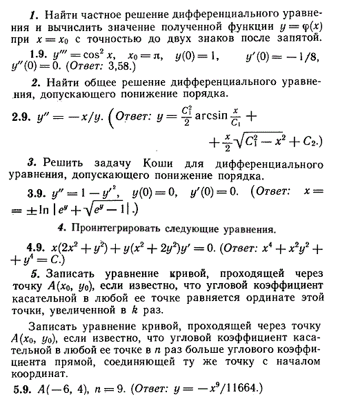 ИДЗ Рябушко 11.2 Вариант 9