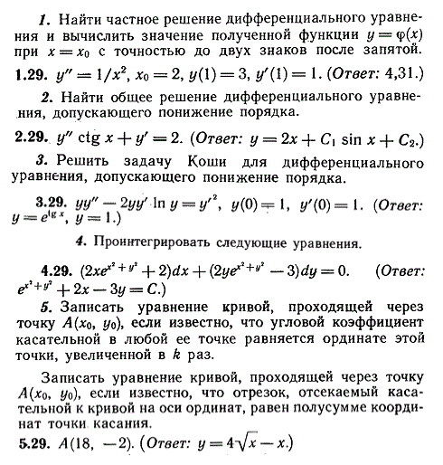 ИДЗ Рябушко 11.2 Вариант 29