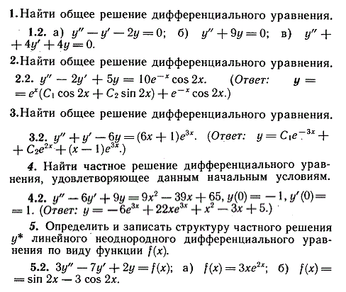 ИДЗ Рябушко 11.3 Вариант 2