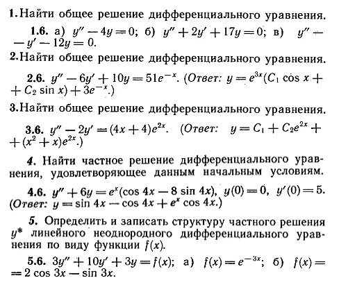 ИДЗ Рябушко 11.3 Вариант 6