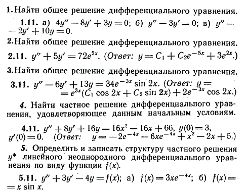 ИДЗ Рябушко 11.3 Вариант 11