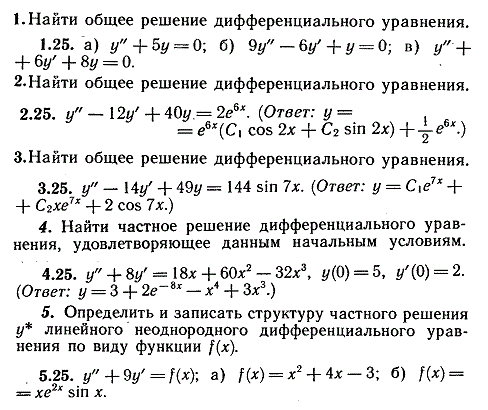 ИДЗ Рябушко 11.3 Вариант 25