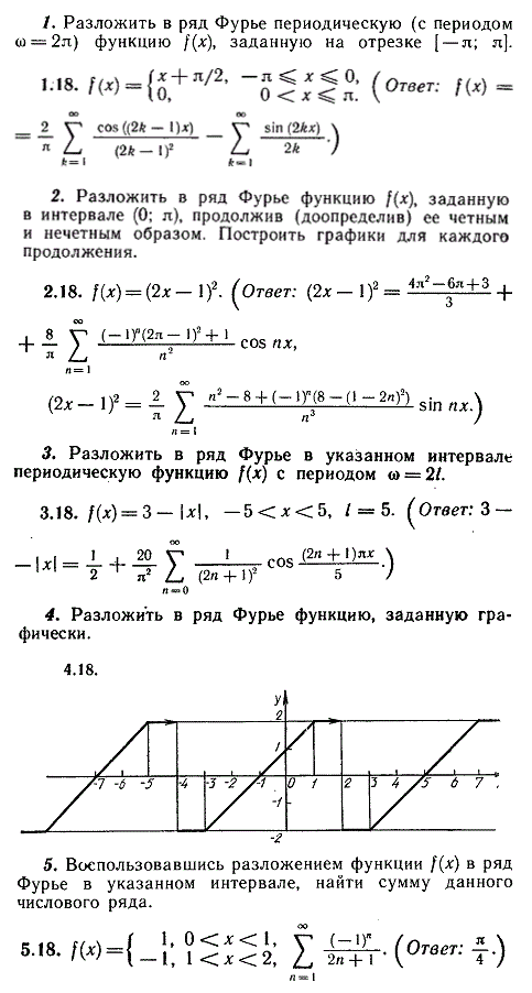 ИДЗ Рябушко 12.3 Вариант 18