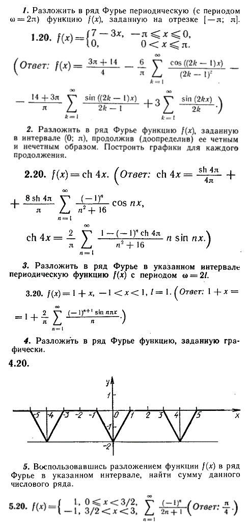 ИДЗ Рябушко 12.3 Вариант 20