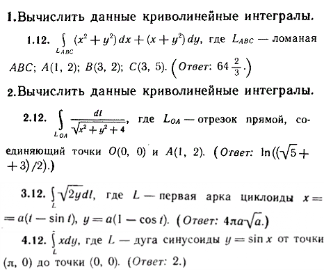 ИДЗ Рябушко 14.1 Вариант 12