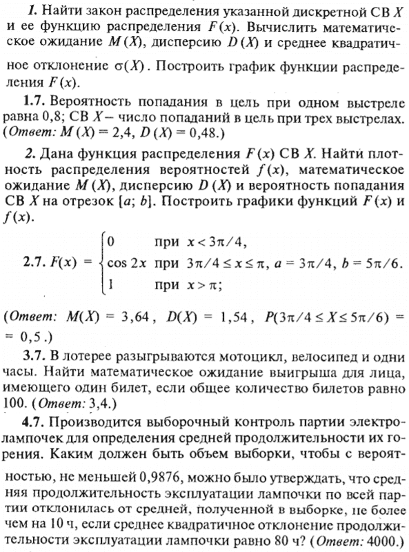 ИДЗ Рябушко 18.2 Вариант 7