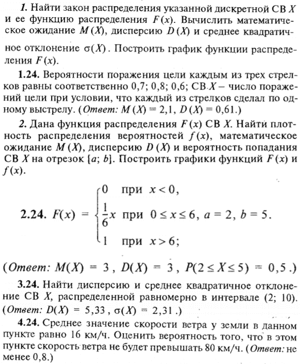 ИДЗ Рябушко 18.2 Вариант 24